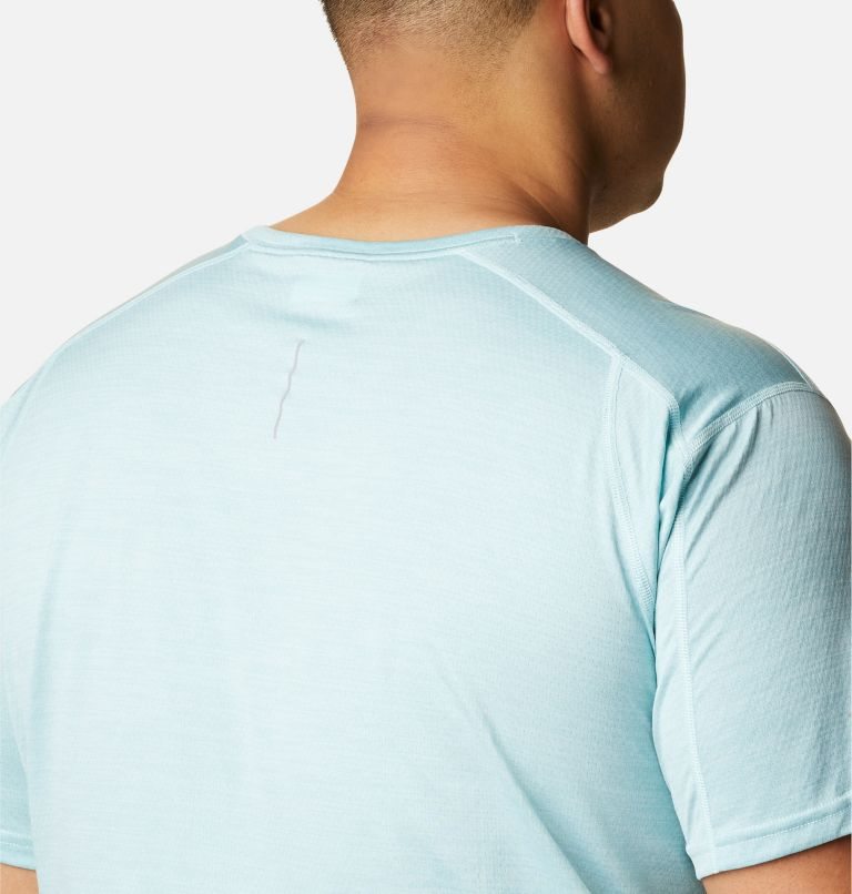 Men's Columbia Alpine Chill Zero Short Sleeve Crew T Shirts Turquoise | Plus Size CA-S0CL3
